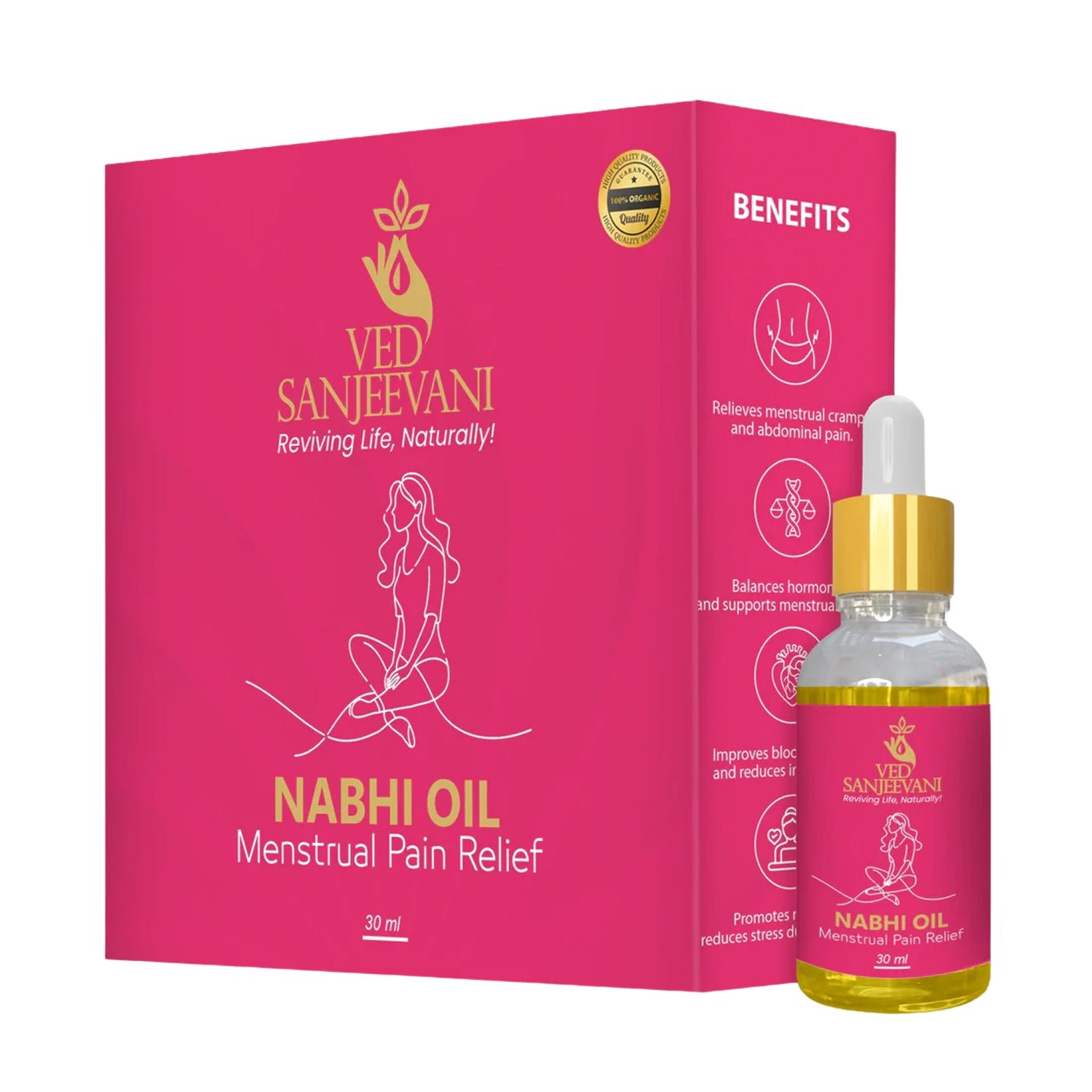 Nabhi Oil for Menstrual Pain Relief – Ayurvedic Herbal Cramp Relief