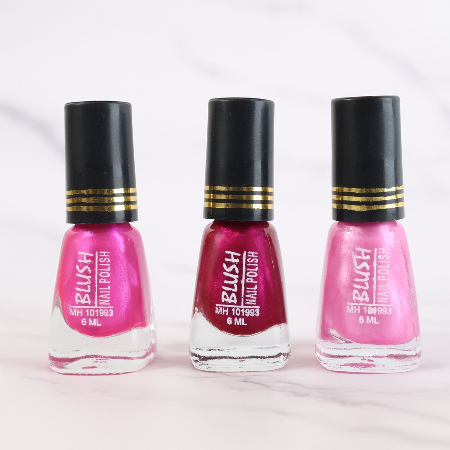 Dark Mini Nail Polish – Glitter Finish Quick-Dry 6 ML