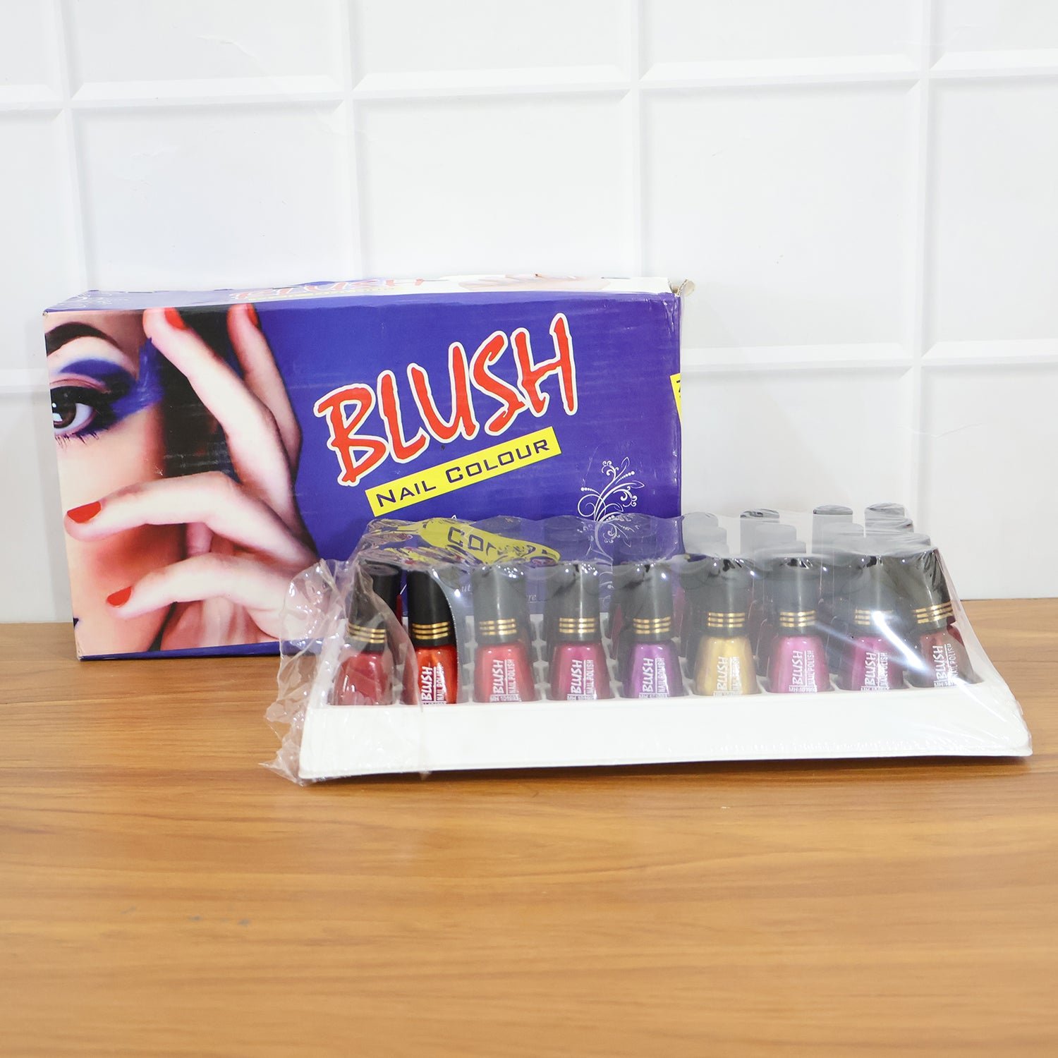 Dark Mini Nail Polish – Glitter Finish Quick-Dry 6 ML