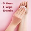 Wetwisk Nail Paint Remover Wet Wipes – Acetone-Free & Gentle