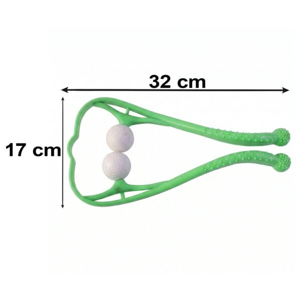Neck-Cervical-Massager-6.jpg Manual Neck Shoulder Roller Massager with Rolling Balls for Pain Relief (1 Pc)