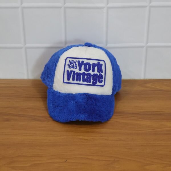 Winter Furry Cap – Stylish Vintage Plush Cold Weather Accessory
