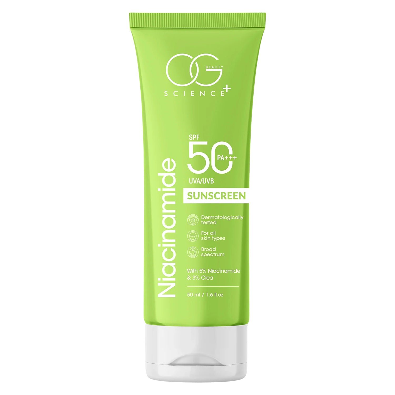 Niacinamide Sunscreen SPF 50 PA+++ – Broad Spectrum Sun Protection
