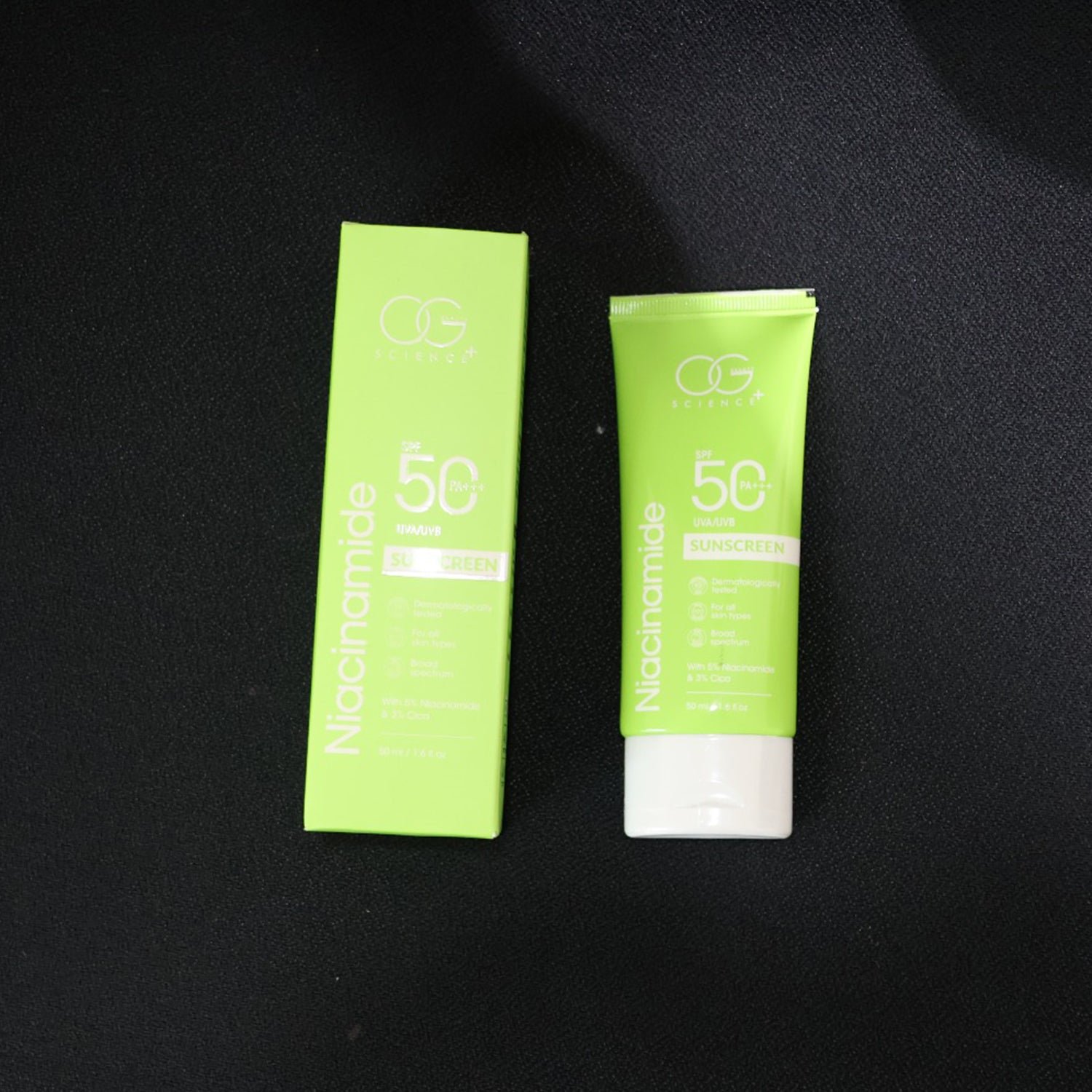 Niacinamide Sunscreen SPF 50 PA+++ – Broad Spectrum Sun Protection