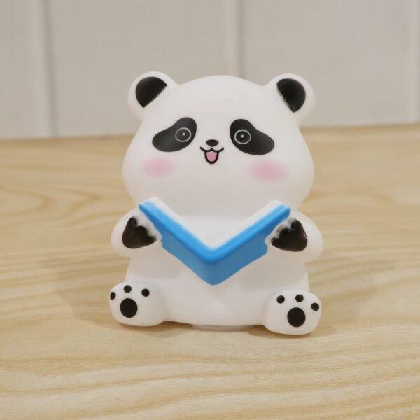 Panda Reading LED Night Light, Cute Silicone Bedside Lamp for Kids (1 Pc)