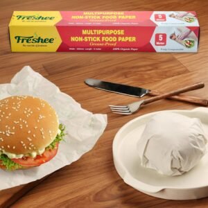 Grease-Proof Food Paper Roll – Non-Stick, Easy Dispense 300mm x 5m