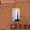 Wall-Mounted Bag Dispenser – Kitchen Plastic Bag Organizer Box