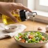Glass Oil Dispenser Bottle – No-Drip Spout, 170 ml Capacity