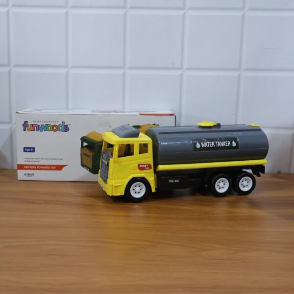 Water Tanker Toy Truck – Push & Go Durable Vehicle for Kids