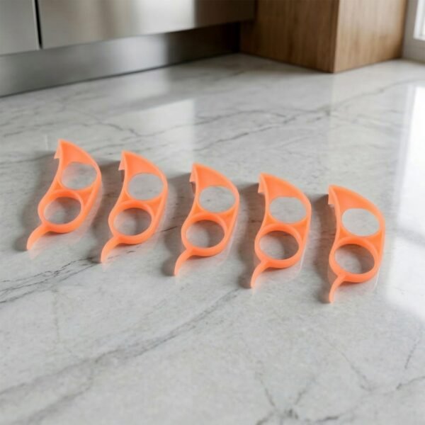 Plastic Orange Peeler Tool – Easy Peel Set of 5 for Citrus Fruits