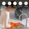 Reusable Rubber Cleaning Gloves – Waterproof & Durable for Kitchen