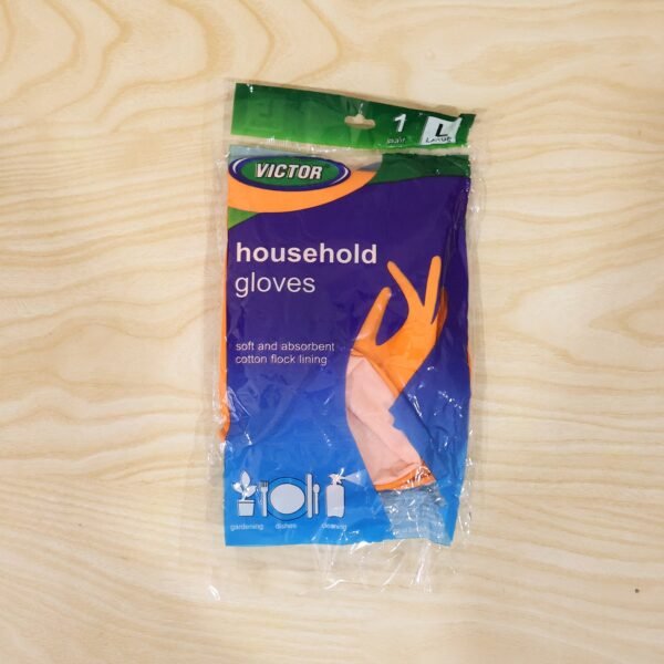 Reusable Rubber Cleaning Gloves – Waterproof & Durable for Kitchen