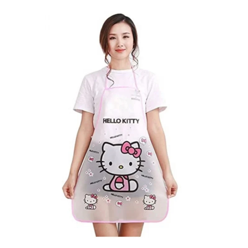 Pack of 2_Printed Waterproof Kitchen Apron with Pockets for kids– (Color: Assorted )