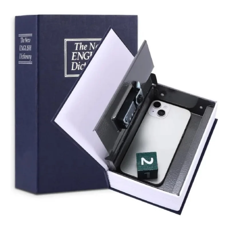 Secret Book Safe with Number Locker (Blue)