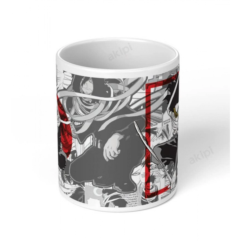 Generic Anime Erased Head Ceramic Printed Coffee Mug (White) - Image 3
