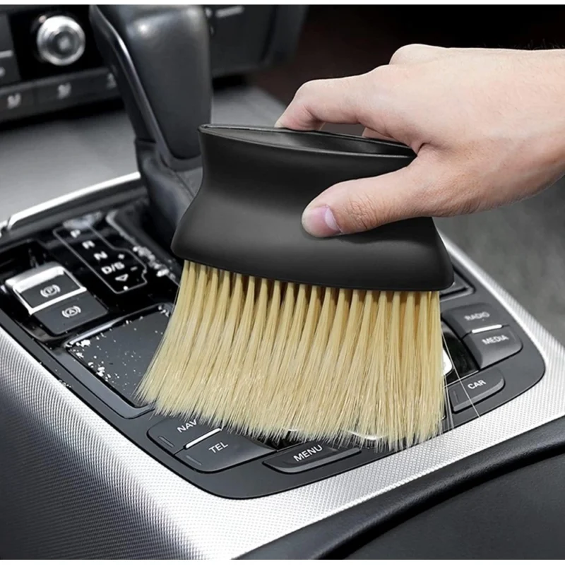 Pack of 3 Car Dashboard Cleaning Brush (Black)