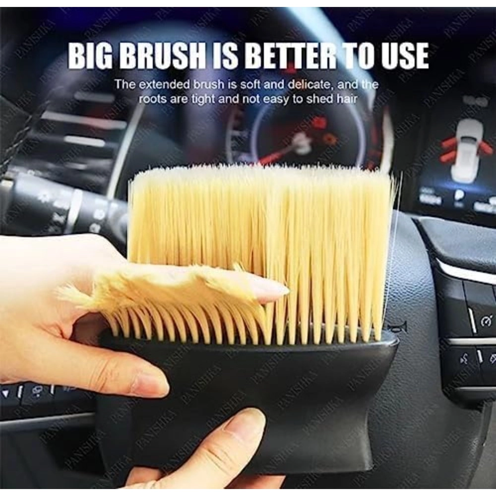 Pack of 3 Car Dashboard Cleaning Brush (Black) - Image 3
