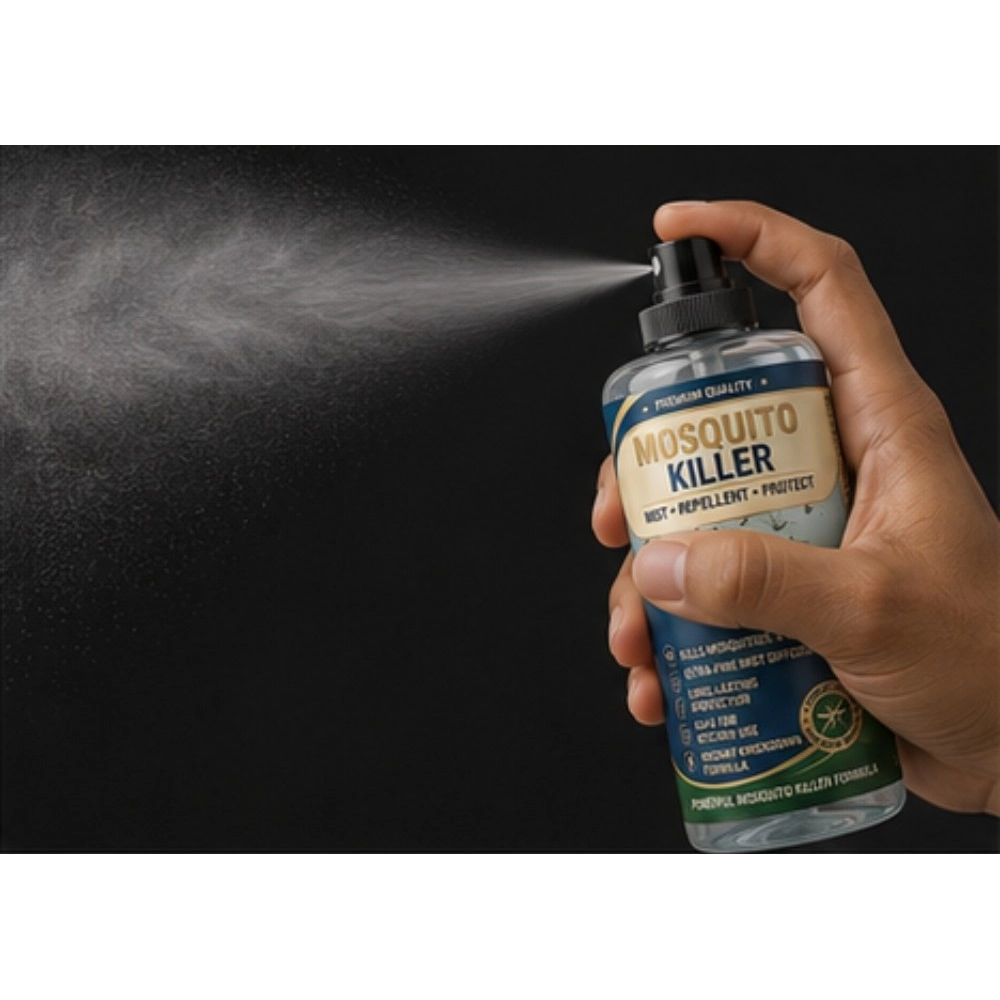 Pack of 2 Mosquito Killer Liquid Spray Bottles 100 ML - Image 2