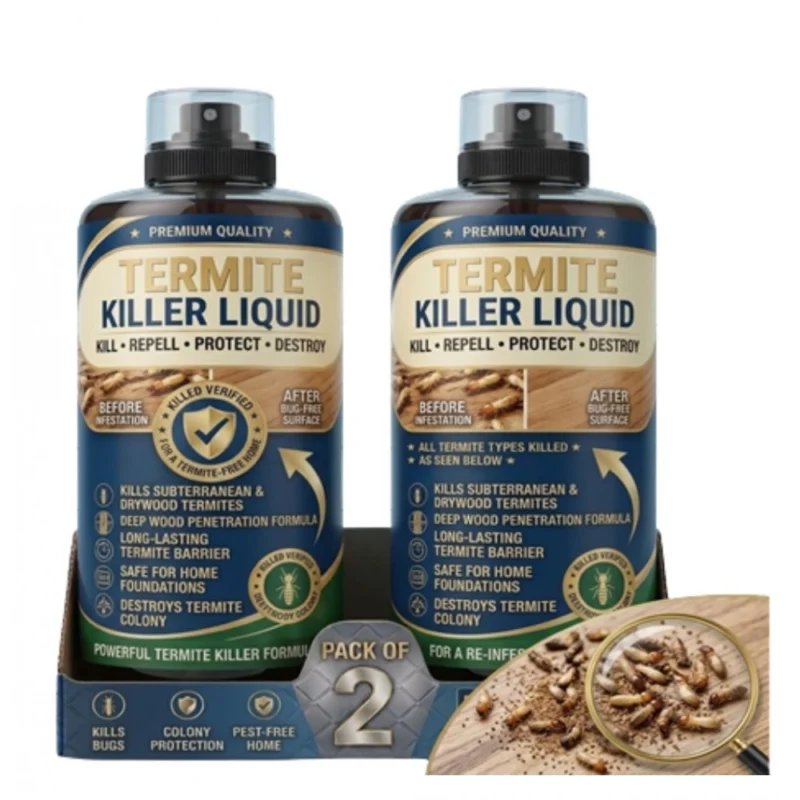 Pack of 2 Termite Killer Liquid Spray Bottles 100 ML