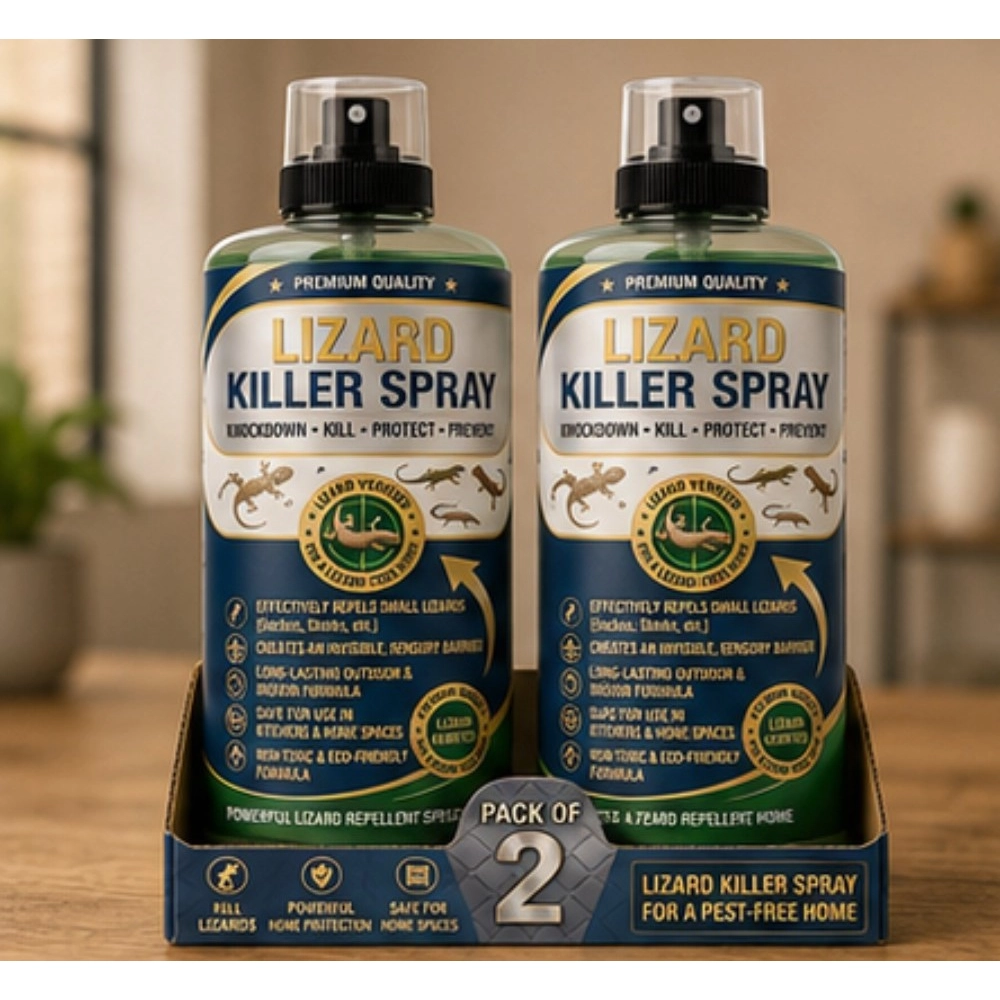 Pack of 2 Lizard Killer Liquid Spray Bottles 100 ML - Image 3