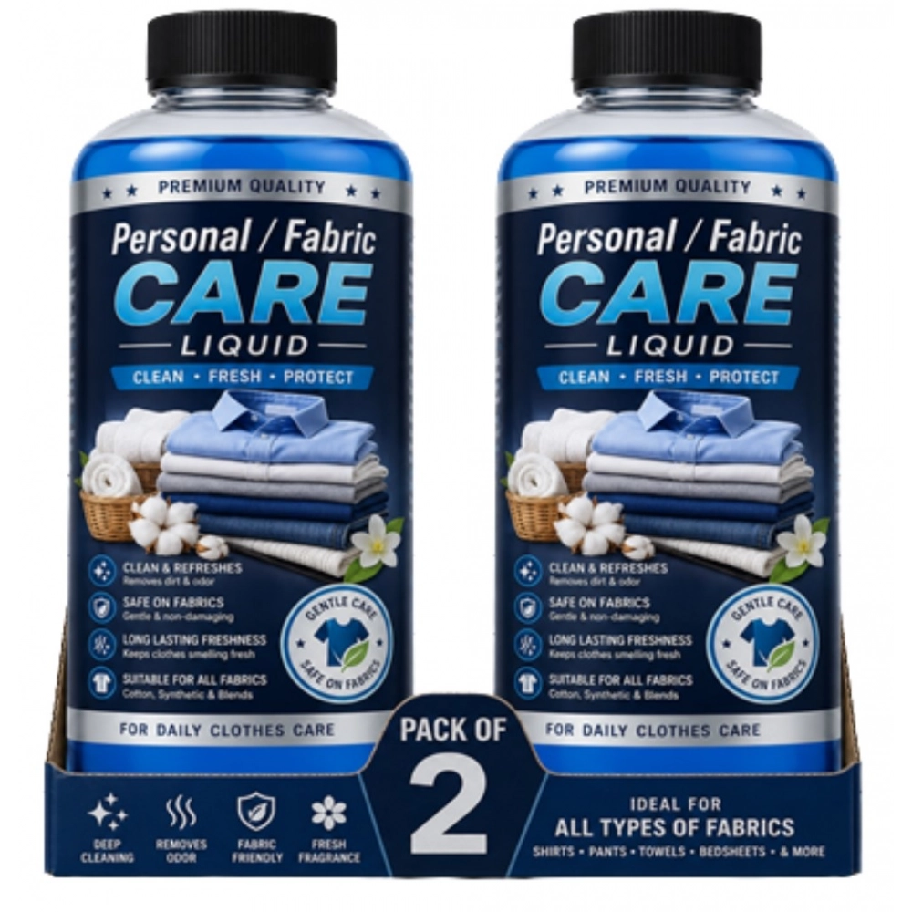 Pack of 2 Personal/Fabric Care Liquid Bottles 100 ML - Image 4