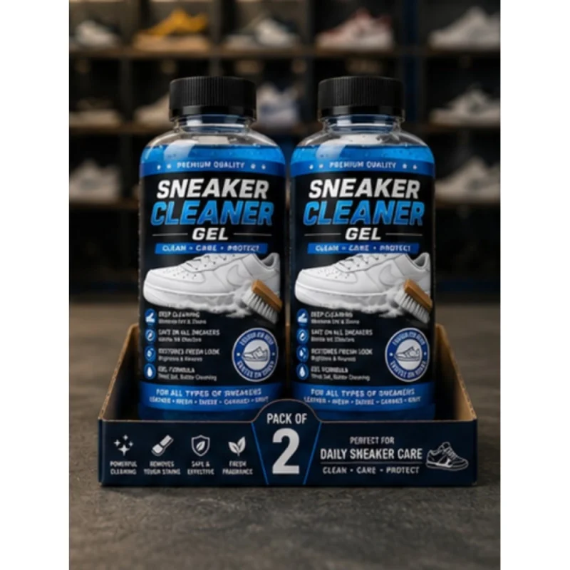 Pack of 2 Sneaker Cleaner Gel Bottles 100 ML