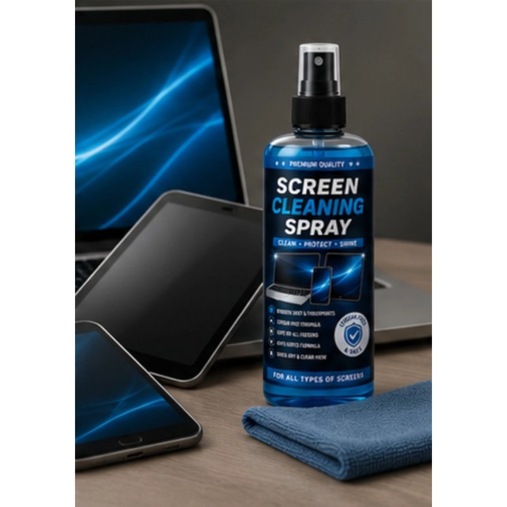 Pack of 2 Screen Cleaning Liquid Spray Bottles 100 ML - Image 2
