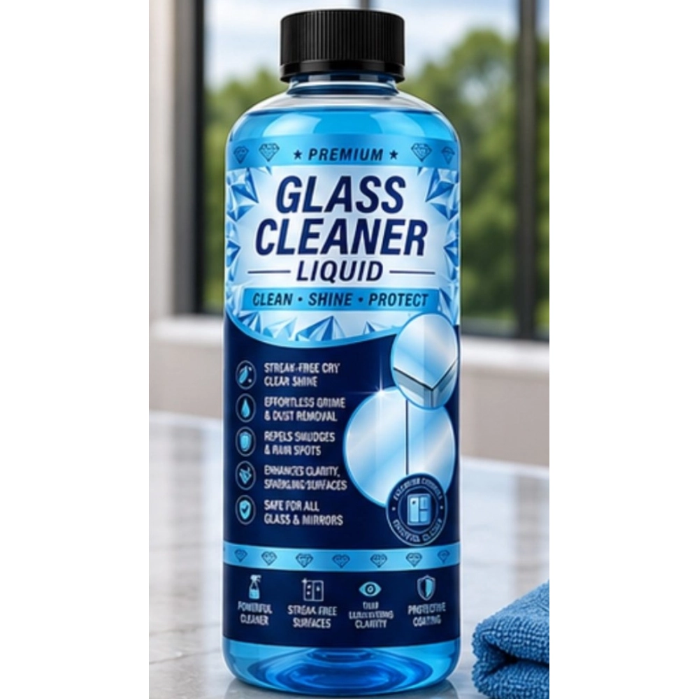 Pack of 2 Glass Cleaner Liquid Bottles 100 ML - Image 4