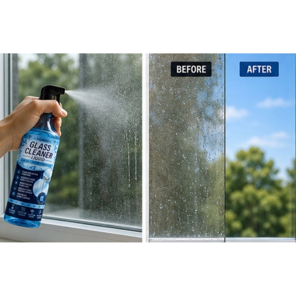 Pack of 2 Glass Cleaner Liquid Bottles 100 ML - Image 3