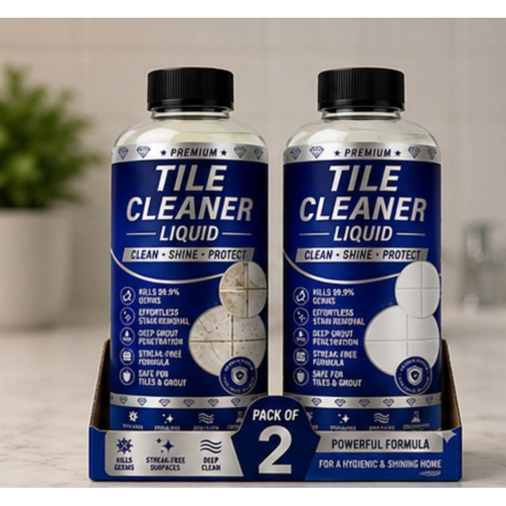 Pack of 2 Tile Cleaner Liquid Bottles 100 ML
