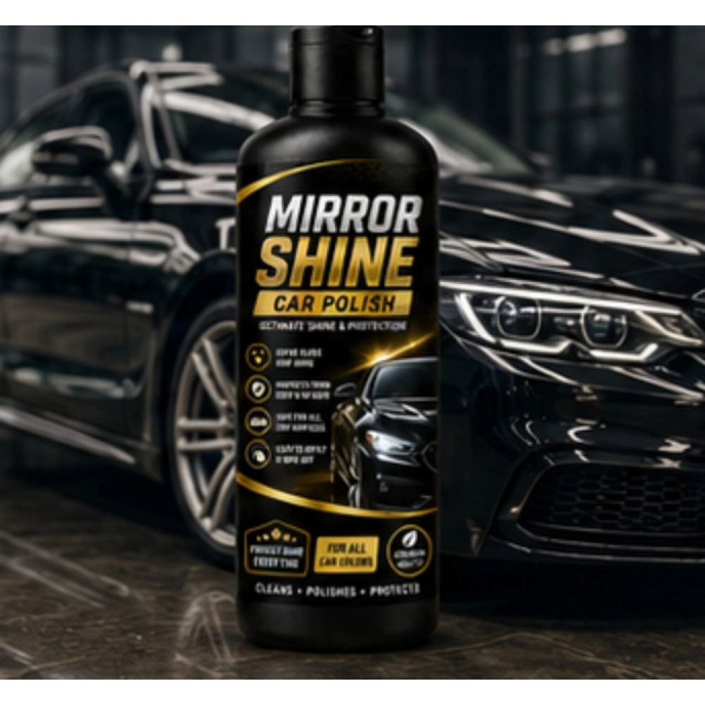 Pack of 2 Mirror Shine Car Polish Liquid Flip Top Cap Bottles 100 ML - Image 4