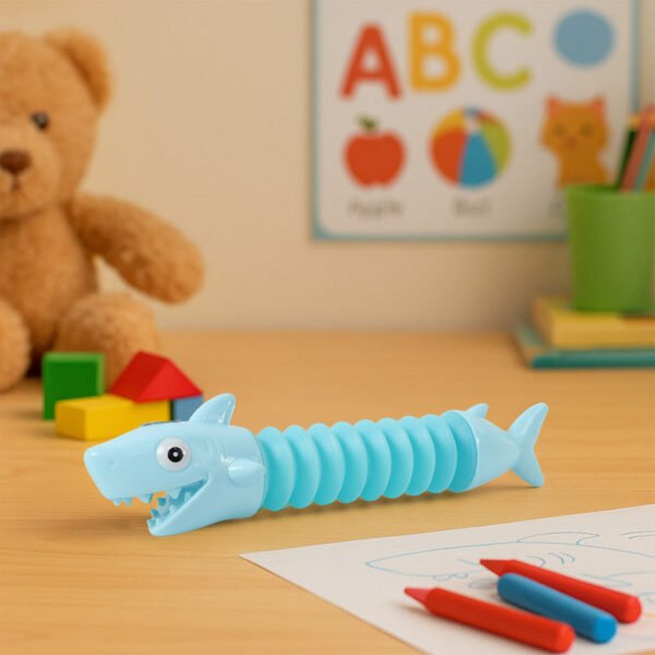 Shark Shape Magic Spring Toy – Fun Stretchable Fidget for Kids