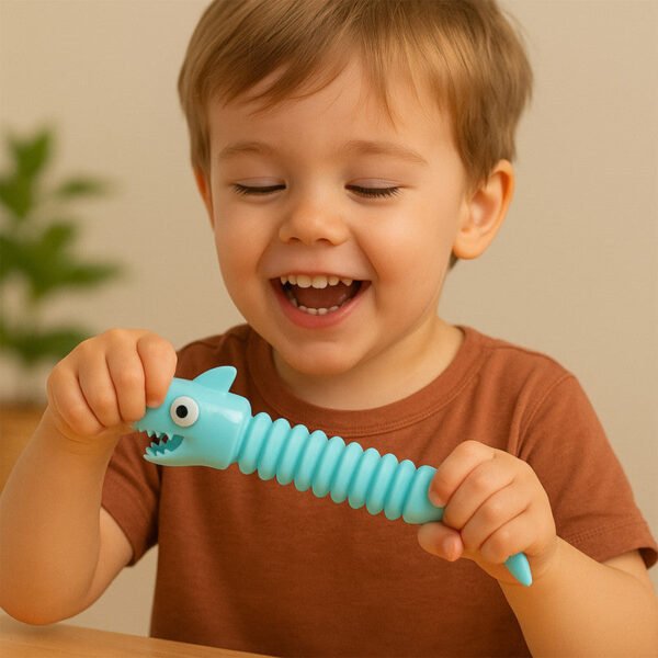 Shark Shape Magic Spring Toy – Fun Stretchable Fidget for Kids