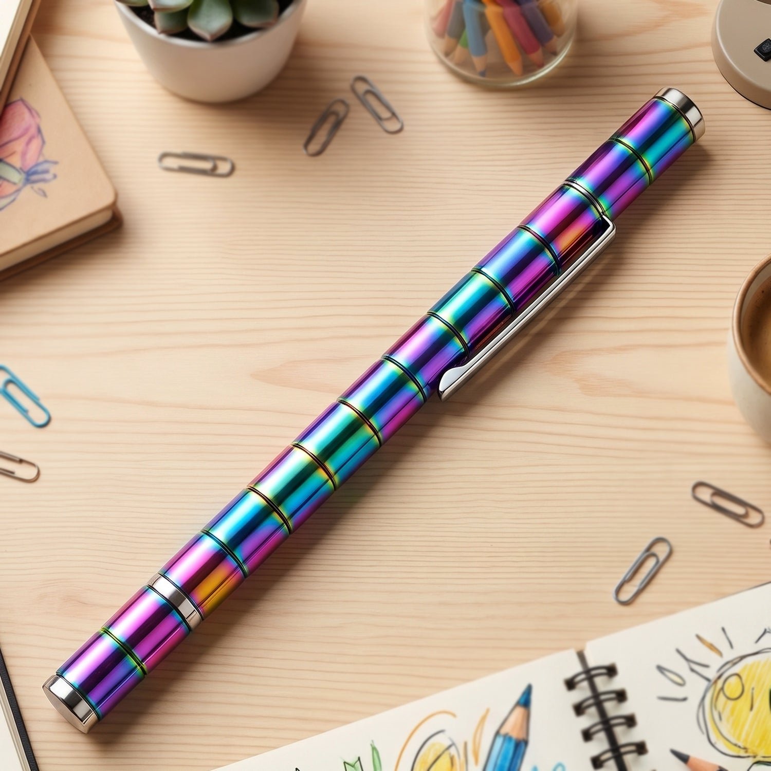 Magnetic Pen – Fidget Spinner & Stress Relief Metal Pen | InkGlow