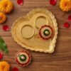 Heart Shape Kumkum Holder – Elegant Pooja Accessory for Festivals