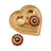 Heart Shape Kumkum Holder – Elegant Pooja Accessory for Festivals