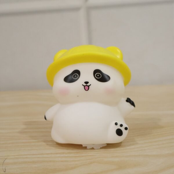 PandaLEDNightLight-live Panda with Hat LED Night Light, Cute Silicone Bedside Lamp for Kids (1 Pc)