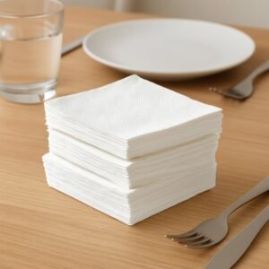 Disposable Tissue Napkins – Soft, Absorbent 75 Pack