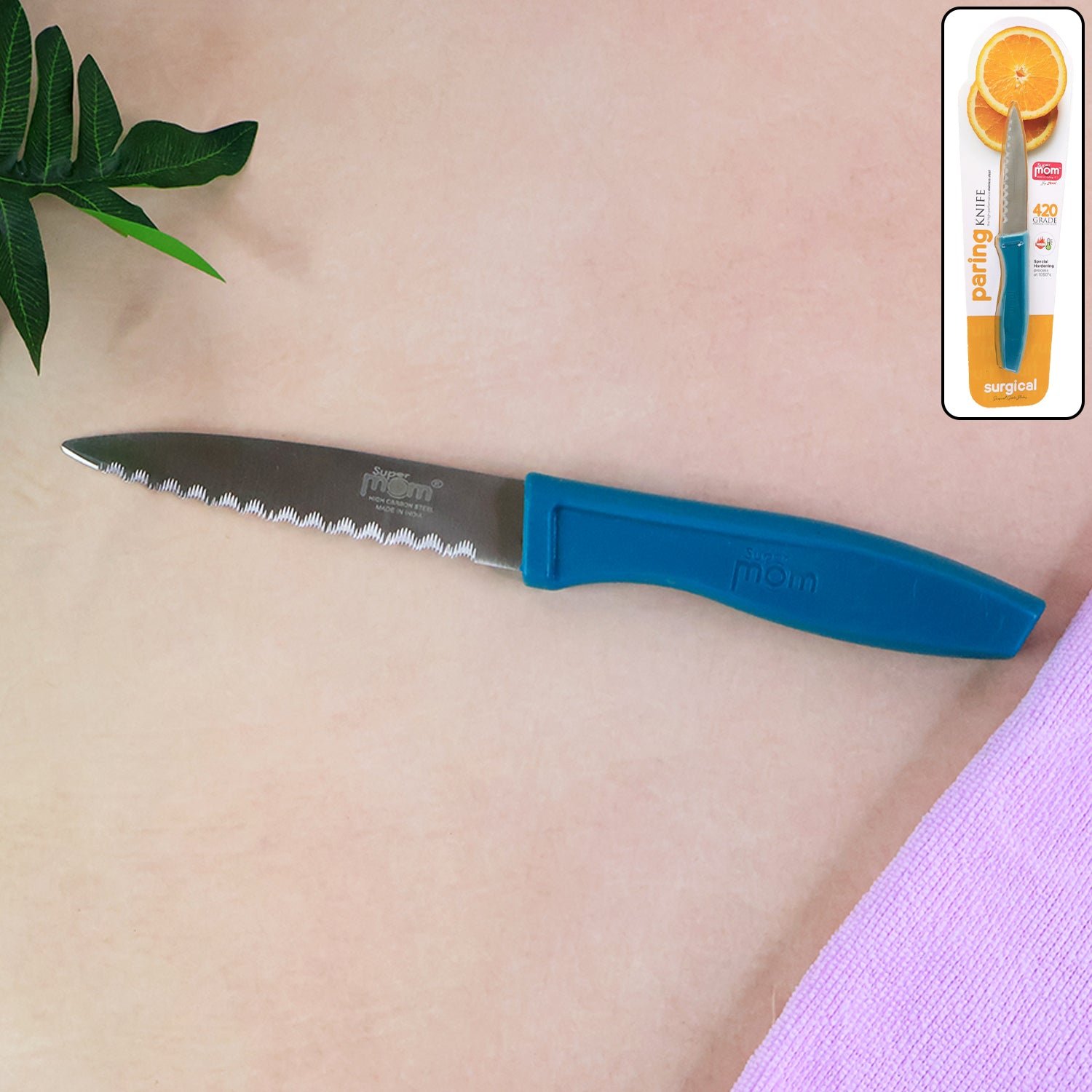 Paring Knife – Sharp Serrated Stainless Steel Blade