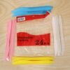 Reusable Multicolor Plastic Dessert Knife Set for Parties (24 Pc Set)