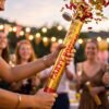 Golden Party Popper Confetti Cannon Shooter for Birthday and Celebr...