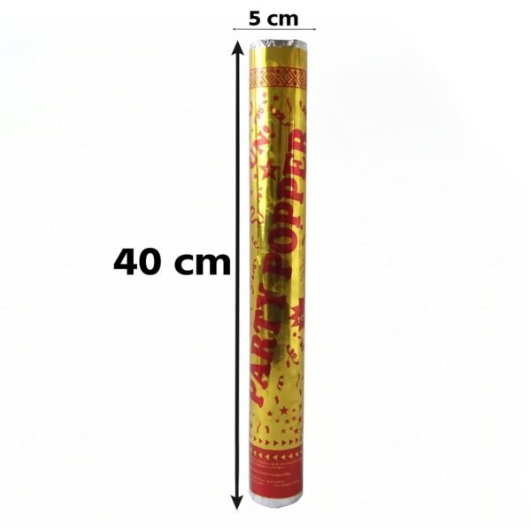 Golden Party Popper Confetti Cannon Shooter for Birthday and Celebr...