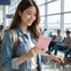 Travel Passport Holder Wallet – Stylish Mix Design & Compact