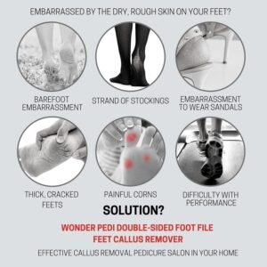 Dual Sided Foot File – Effective Dead Skin Removal & Smoothing