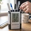 Digital Calendar Desk Clock – Time, Date, Temperature Display