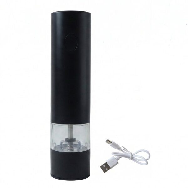 Electric Pepper Grinder – USB Rechargeable & One Touch Operation