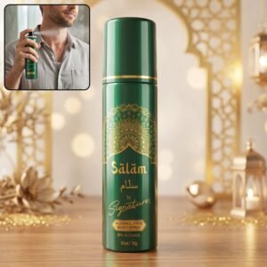 Signature Salam Men’s Body Spray – Long-Lasting Freshness in 50 ML