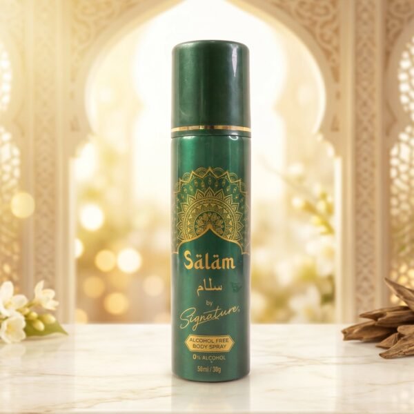 Signature Salam Men’s Body Spray – Long-Lasting Freshness in 50 ML