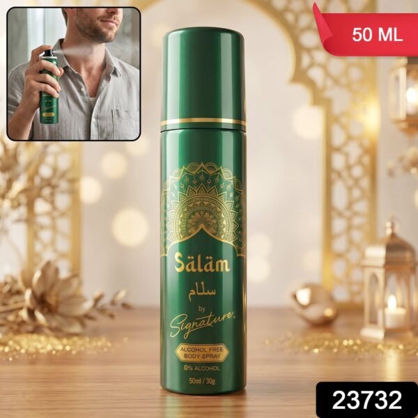 Signature Salam Men’s Body Spray – Long-Lasting Freshness in 50 ML