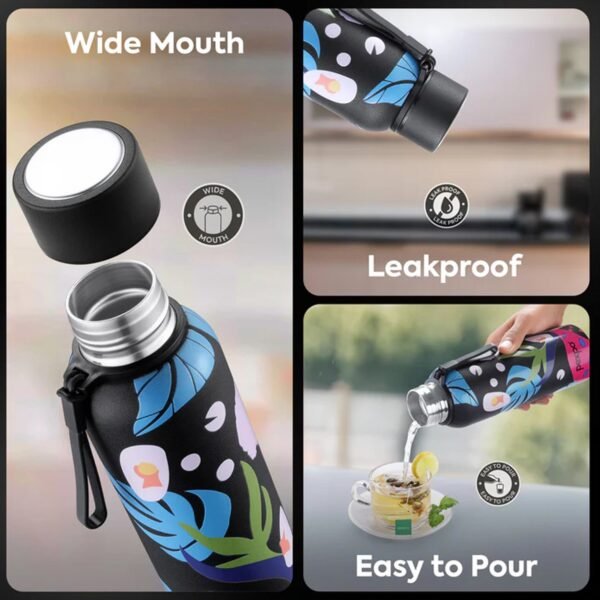 Stainless Steel Water Bottle – Leakproof & Portable for Daily Hydration